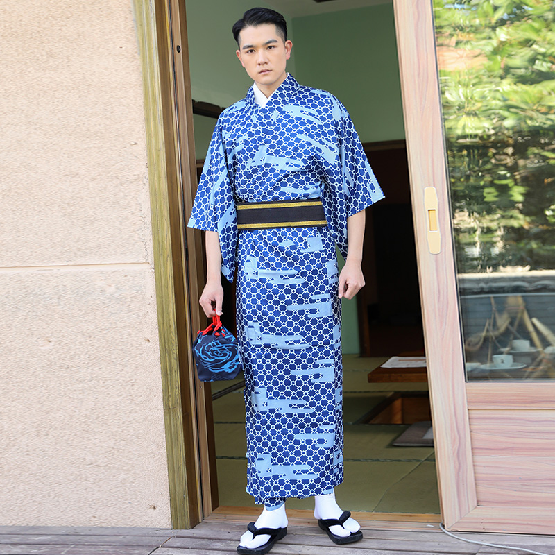Men'S Formal Ethnic Wear - 여름 일본 민족 의류, 꽃 불