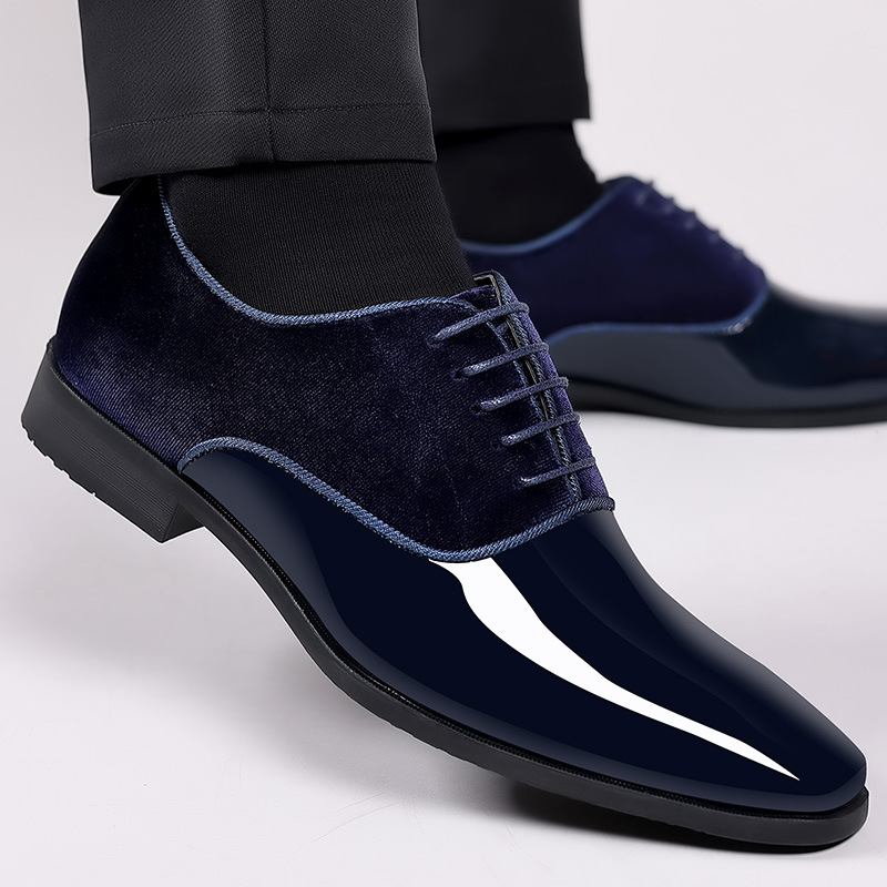 Formal Wear For Men In Wedding - 남성용 비즈니스 가죽 신발, 레이스업 포멀