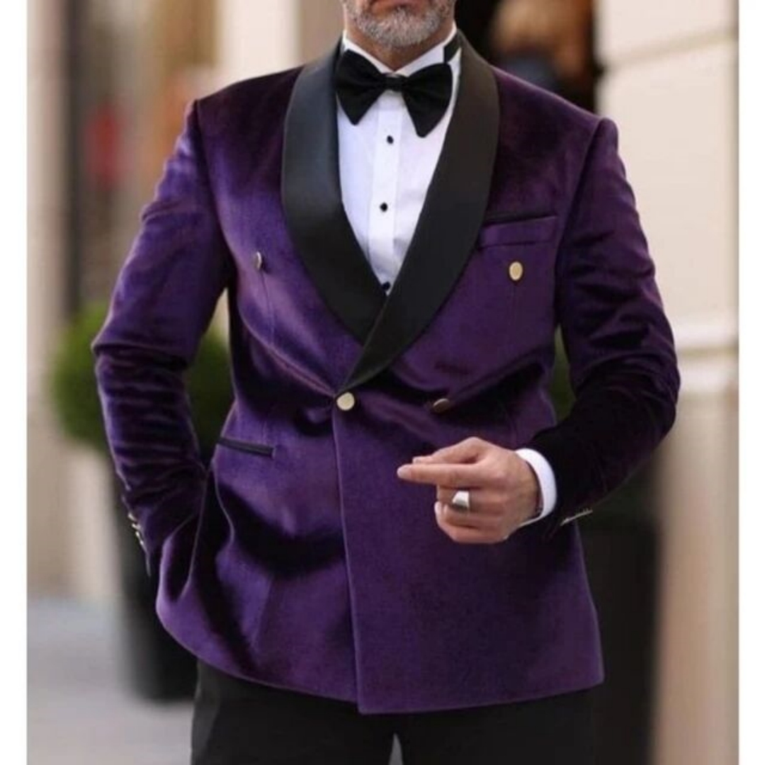 Men Formal Wear Top - XS-6XL 벨벳 웨딩 남성 정장 블레이저