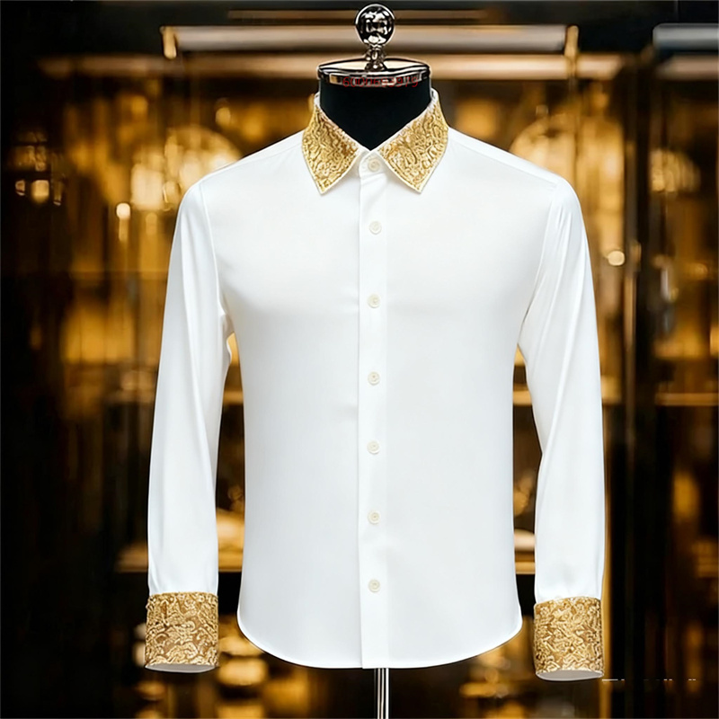 남성용 민족 스타일 정교한 꽃무늬 셔츠, 정장 셔츠,  - Men'S Formal Ethnic Wear 리뷰 및 가격