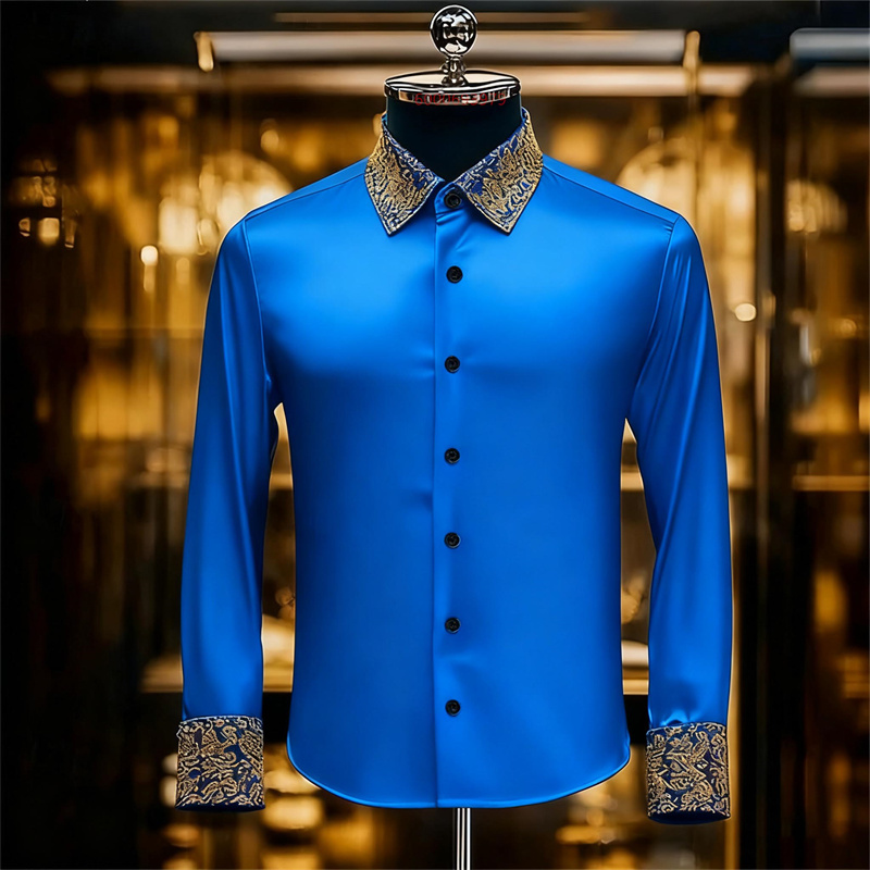 남성용 민족 스타일 정교한 꽃무늬 셔츠, 정장 셔츠,  - Men'S Formal Ethnic Wear 리뷰 및 가격