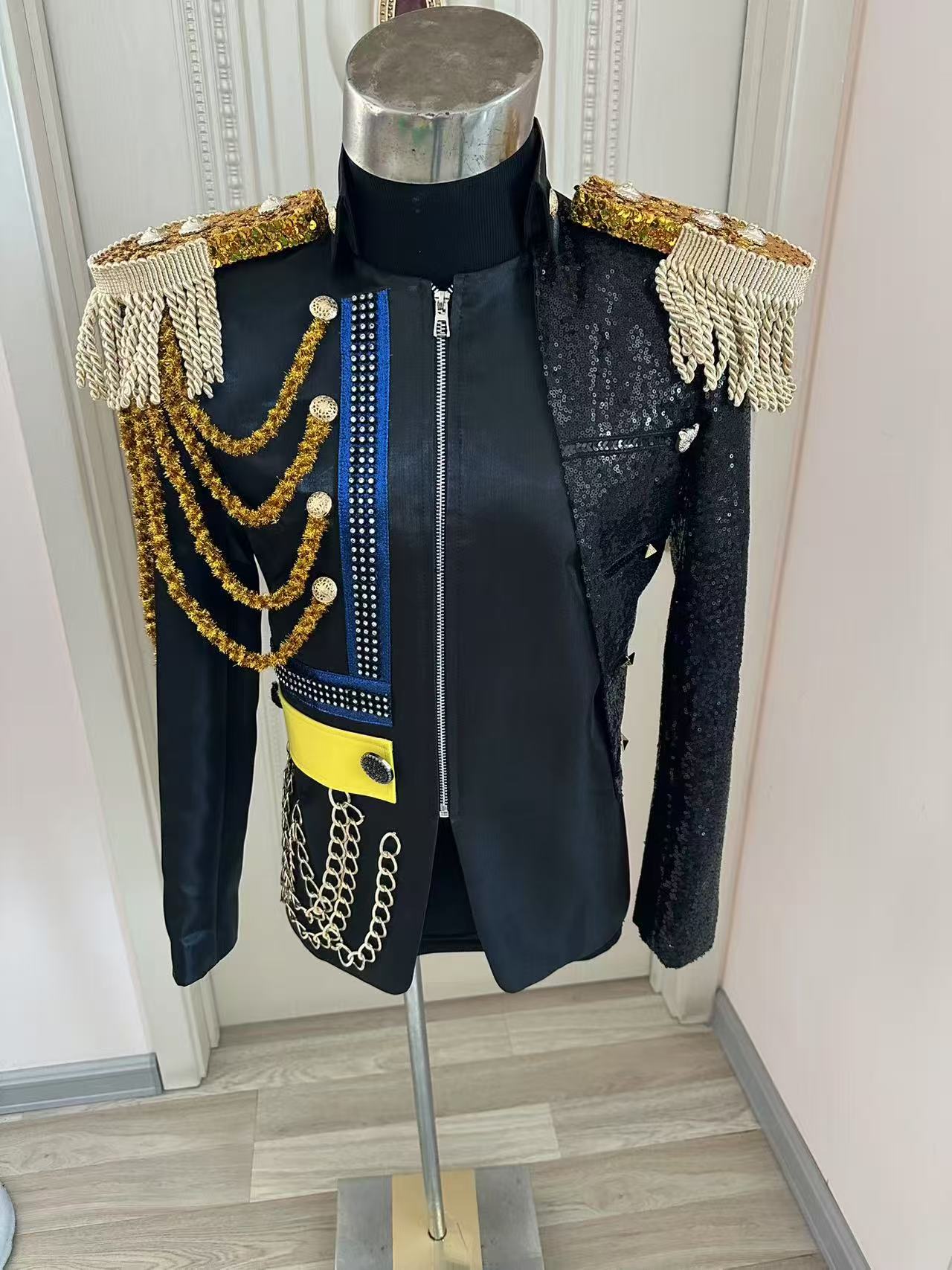 새로운 남성 태슬 로얄 재킷 웨딩 파티 연회 정장 드레 - Formal Wear For Men In Wedding 리뷰 및 가격
