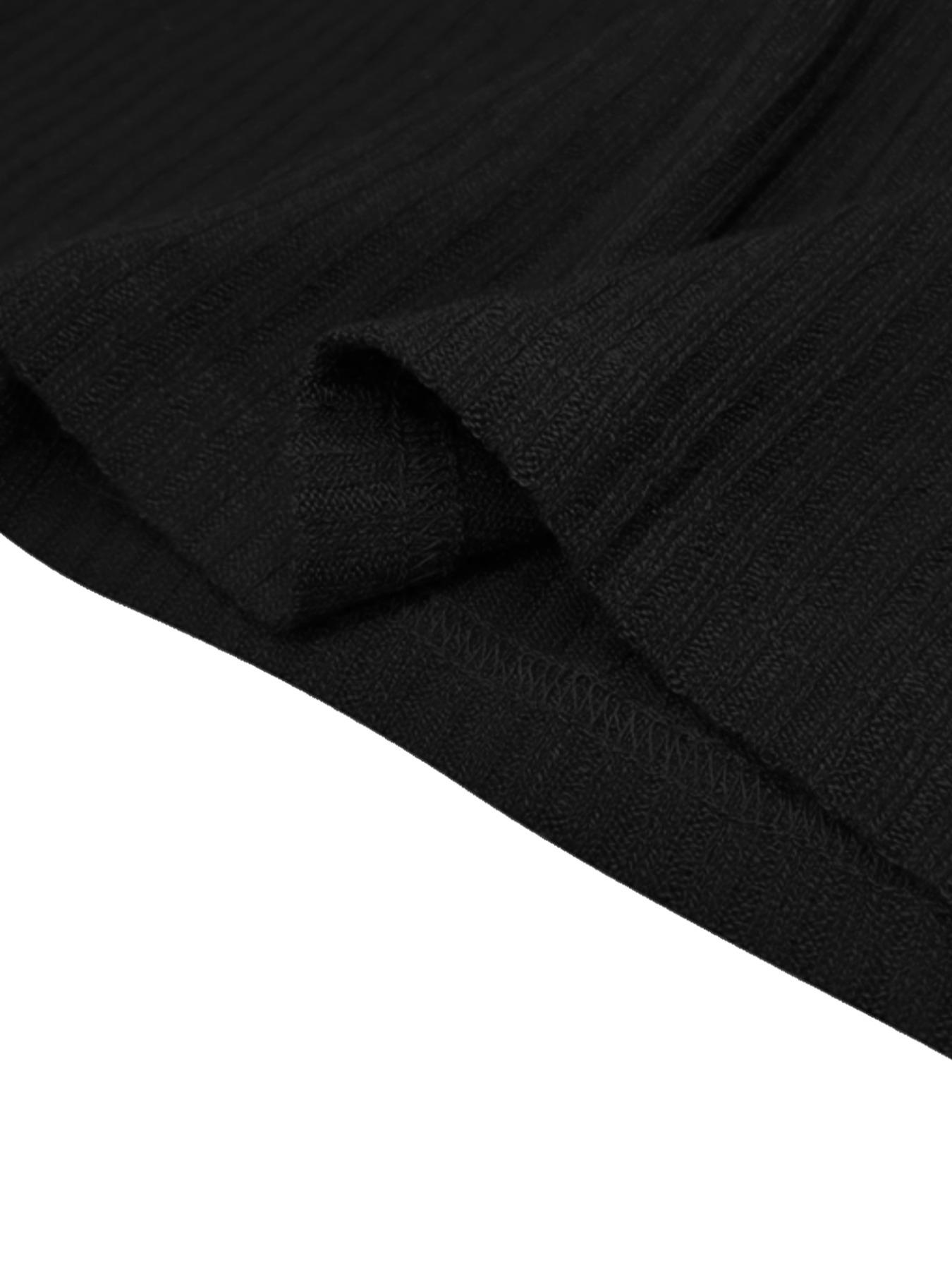 남성용 라운드넥 긴팔 니트 티셔츠, 단색 풀오버 스웨터 - Men Formal Wear Top 리뷰 및 가격