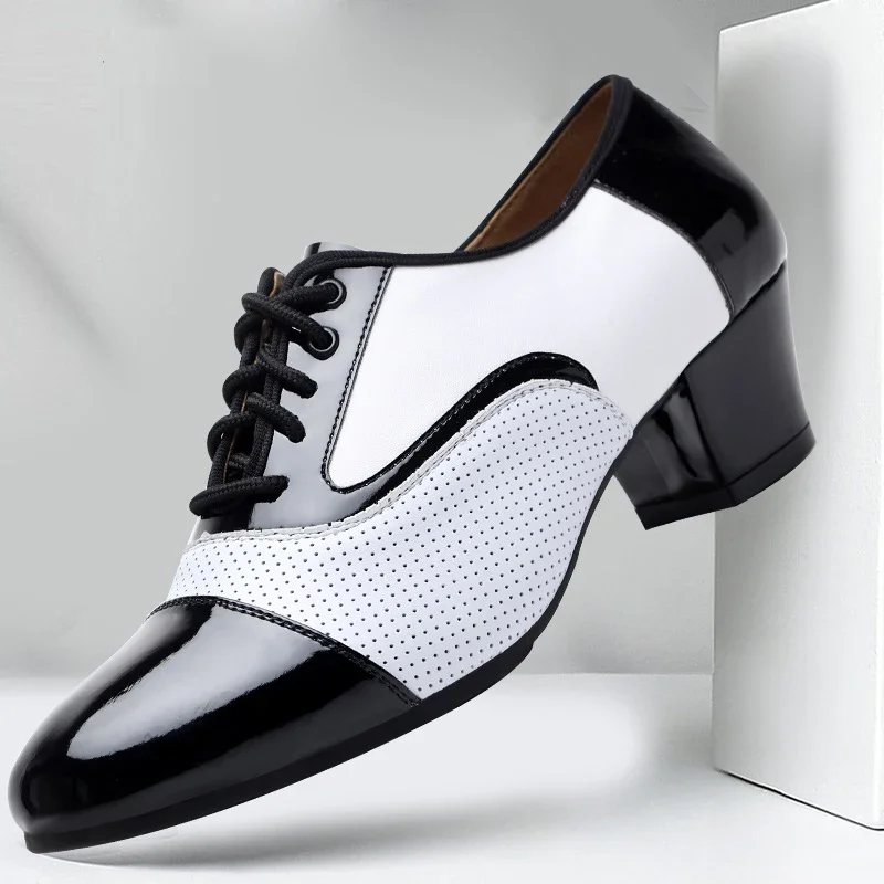남성용 통기성 가죽 모던 댄스 슈즈, 부드러운 퍼포먼스 - Men'S Formal Attire 리뷰 및 가격