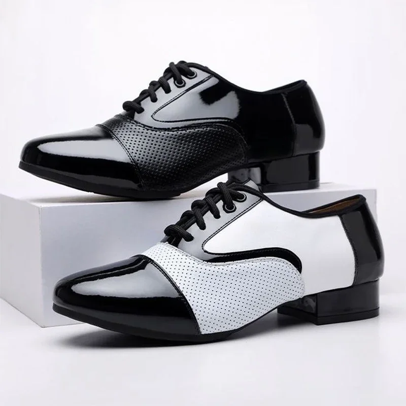 남성용 통기성 가죽 모던 댄스 슈즈, 부드러운 퍼포먼스 - Men'S Formal Attire 리뷰 및 가격