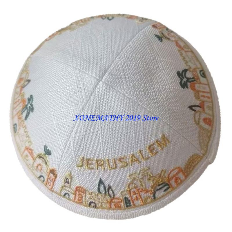 F42F 수공예 면화 라운드 Yarmulke 모자 매일 - Men'S Formal Ethnic Wear 리뷰 및 가격