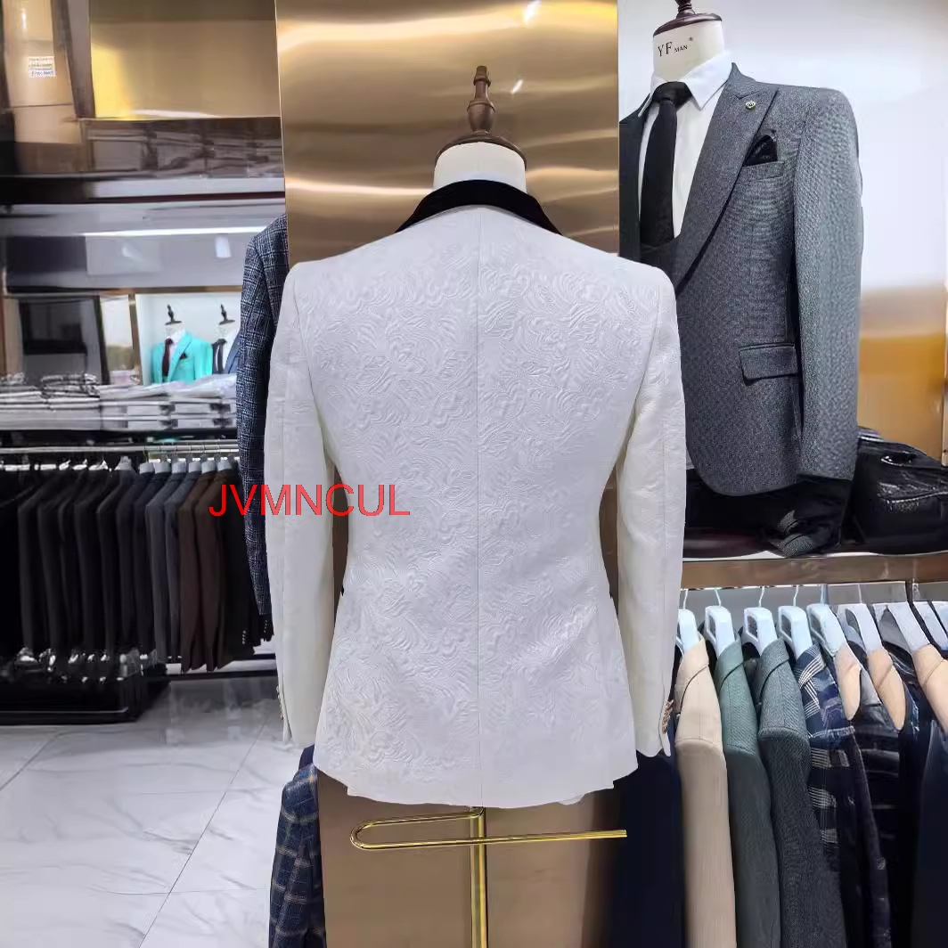 남성 3피스 슬림핏 정장 세트 (웨딩, 신랑, 공식 행 - Men Formal Party Wear Outfit 리뷰 및 가격