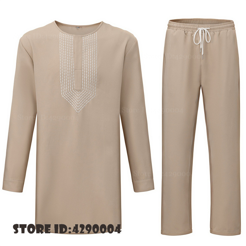 아프리카 전통 의상 남성 정장 긴팔 셔츠 바지 2종 세 - Men'S Formal Ethnic Wear 리뷰 및 가격