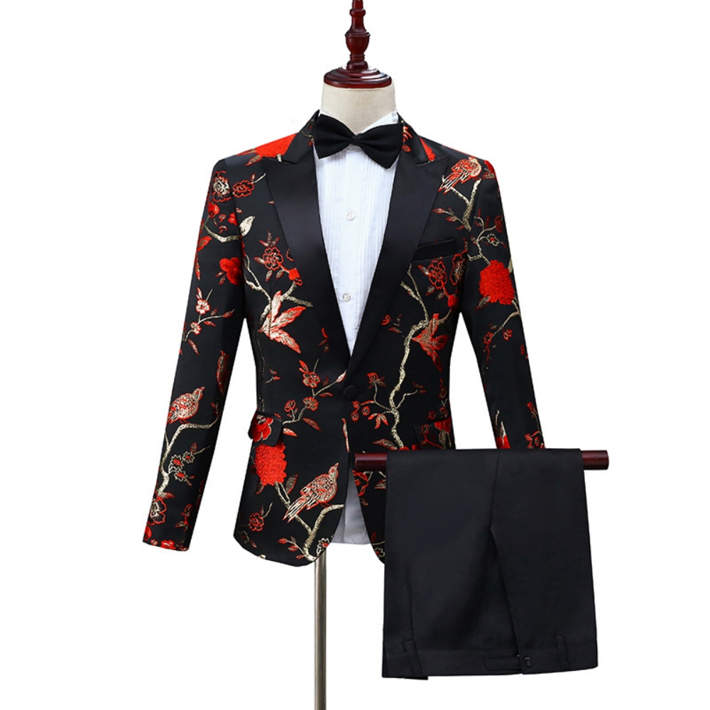 2026 신상 고급 자카드 정장 세트 남성용 댄스웨어  - Men Formal Party Wear Outfit 리뷰 및 가격