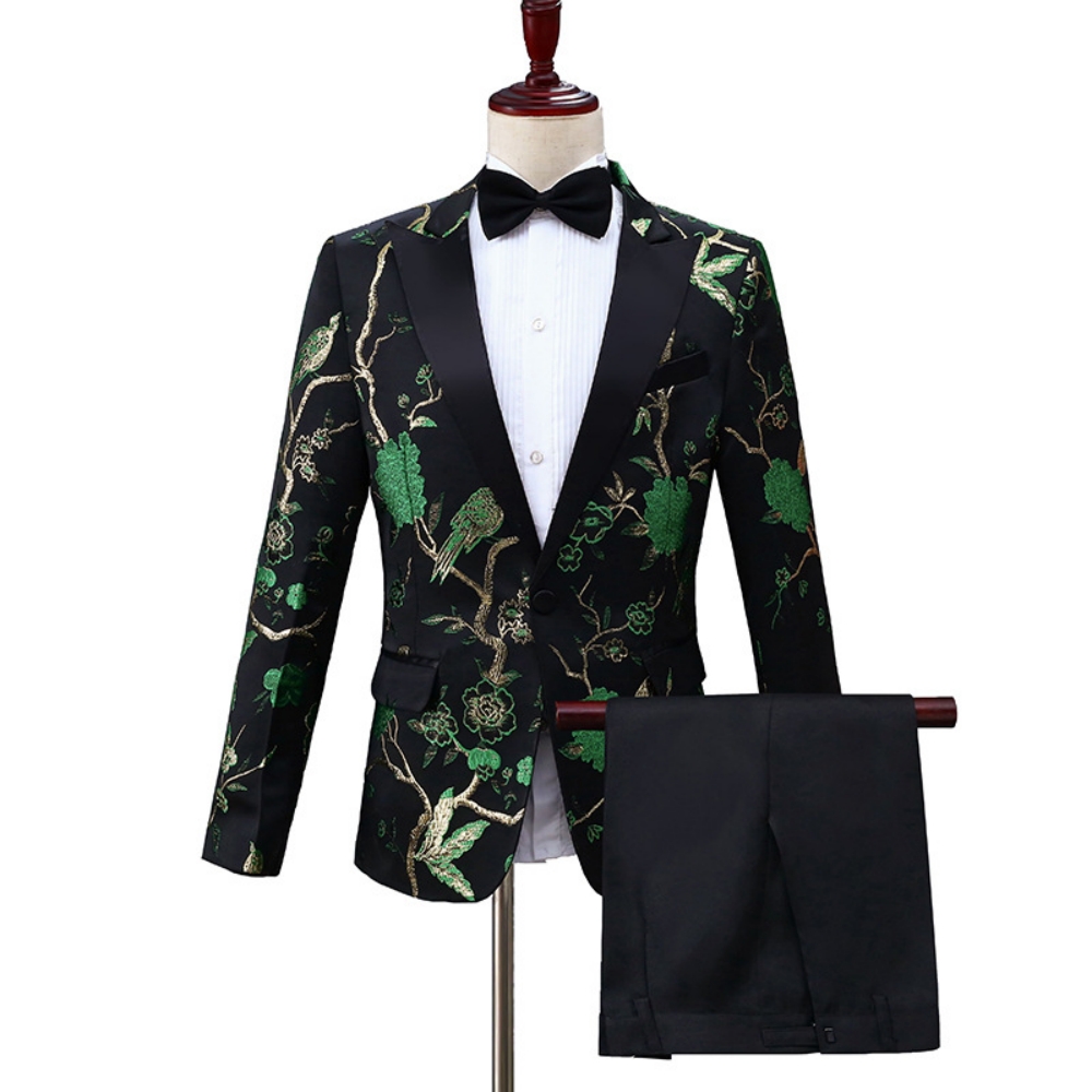 2026 신상 고급 자카드 정장 세트 남성용 댄스웨어  - Men Formal Party Wear Outfit 리뷰 및 가격