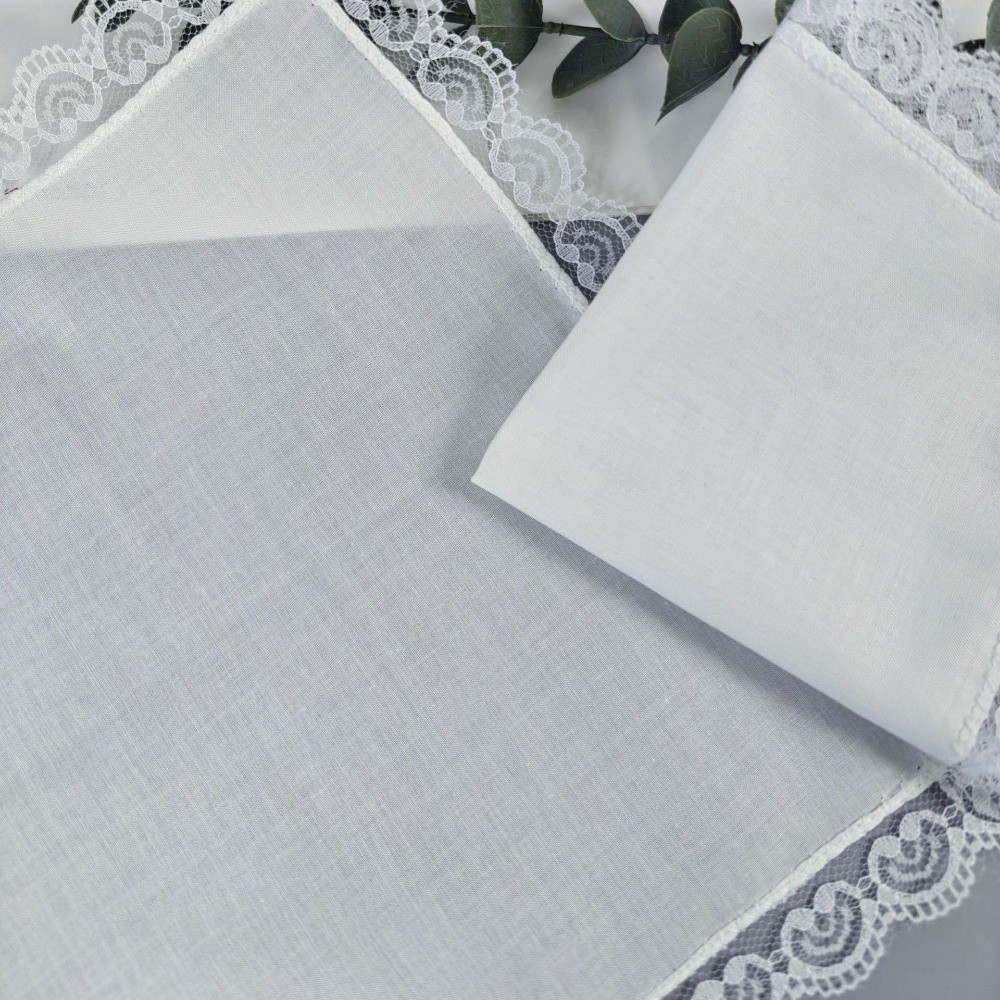 6Pcs 새로운 순수한 흰색 레이스 손수건 작은 크기  - Monogrammed Handkerchief 리뷰 및 가격