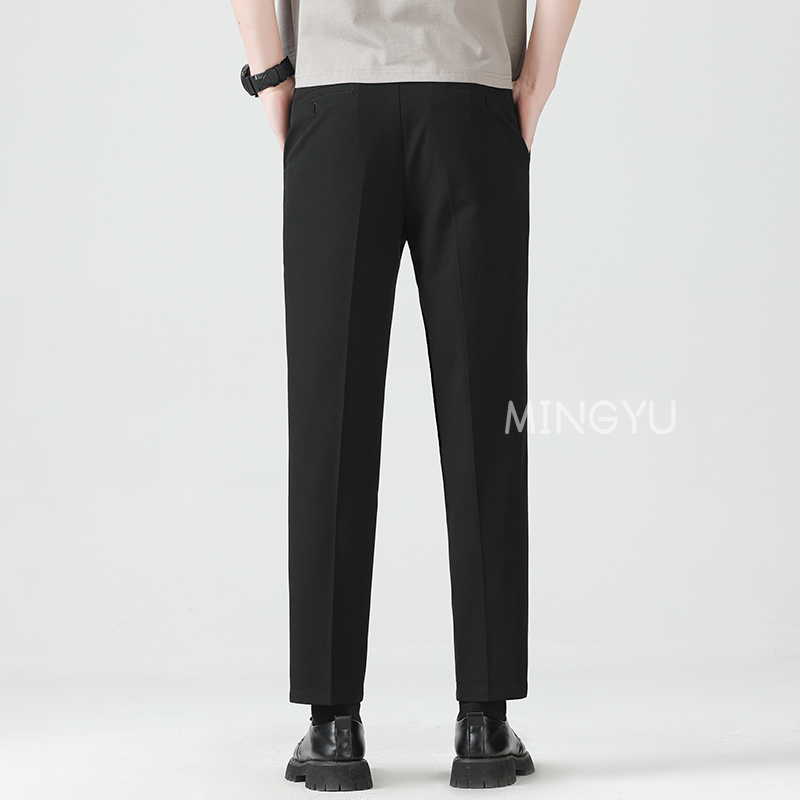 고품질 리오 셀 혼합 여름 발목 길이 바지 남성 비즈니 - Young Men Formal Wear 리뷰 및 가격