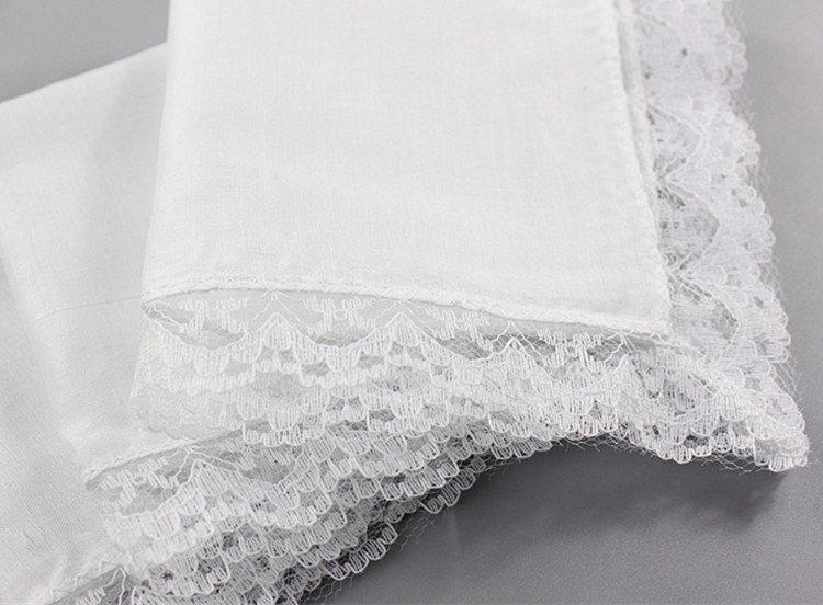 여성용 맞춤형 레이스 손수건, 흰색 천 냅킨, 결혼 선 - Monogrammed Handkerchief 리뷰 및 가격