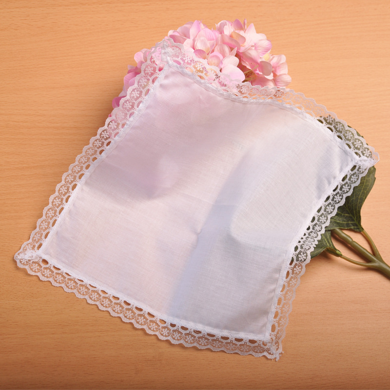 여성용 맞춤형 레이스 손수건, 흰색 천 냅킨, 결혼 선 - Monogrammed Handkerchief 리뷰 및 가격