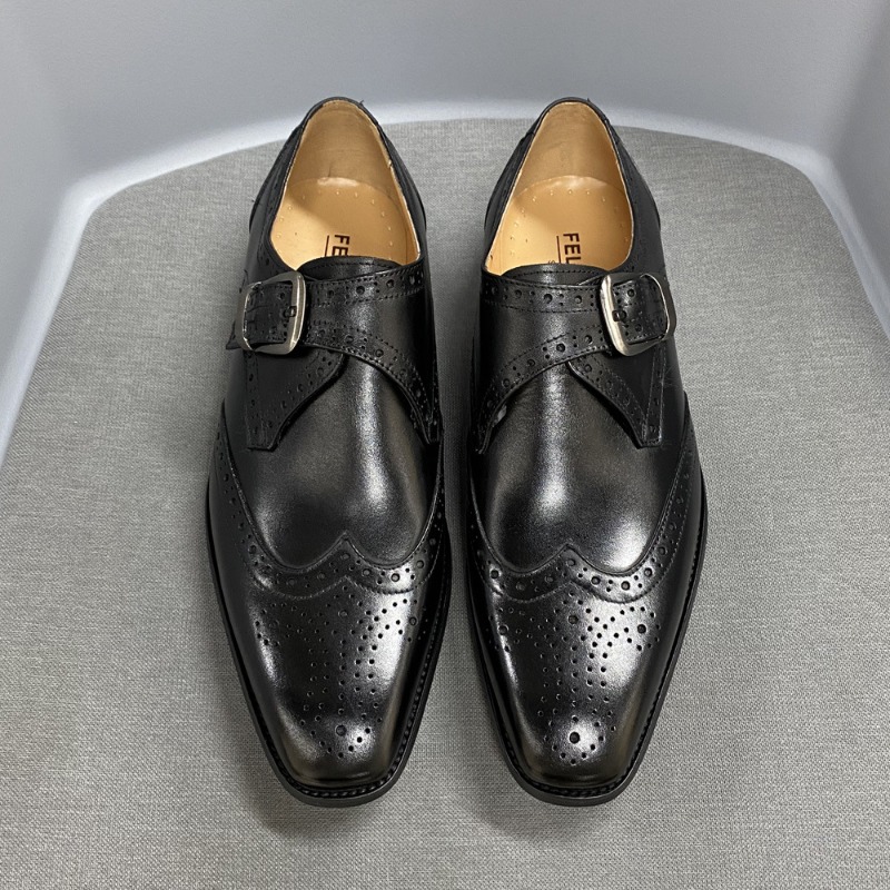 남성 캐주얼 신발 가죽 단화 패션 메탈 버클 디자인 비 - Men Formal Party Wear Outfit 리뷰 및 가격