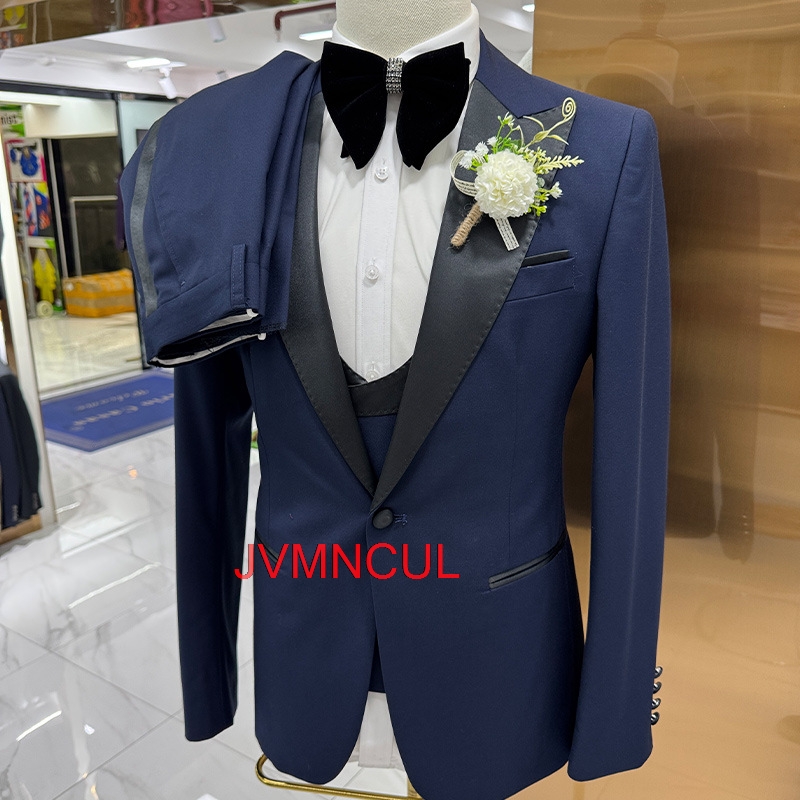 남성 3피스 슬림핏 정장 세트 (웨딩, 신랑, 공식 행 - Men Formal Party Wear Outfit 리뷰 및 가격
