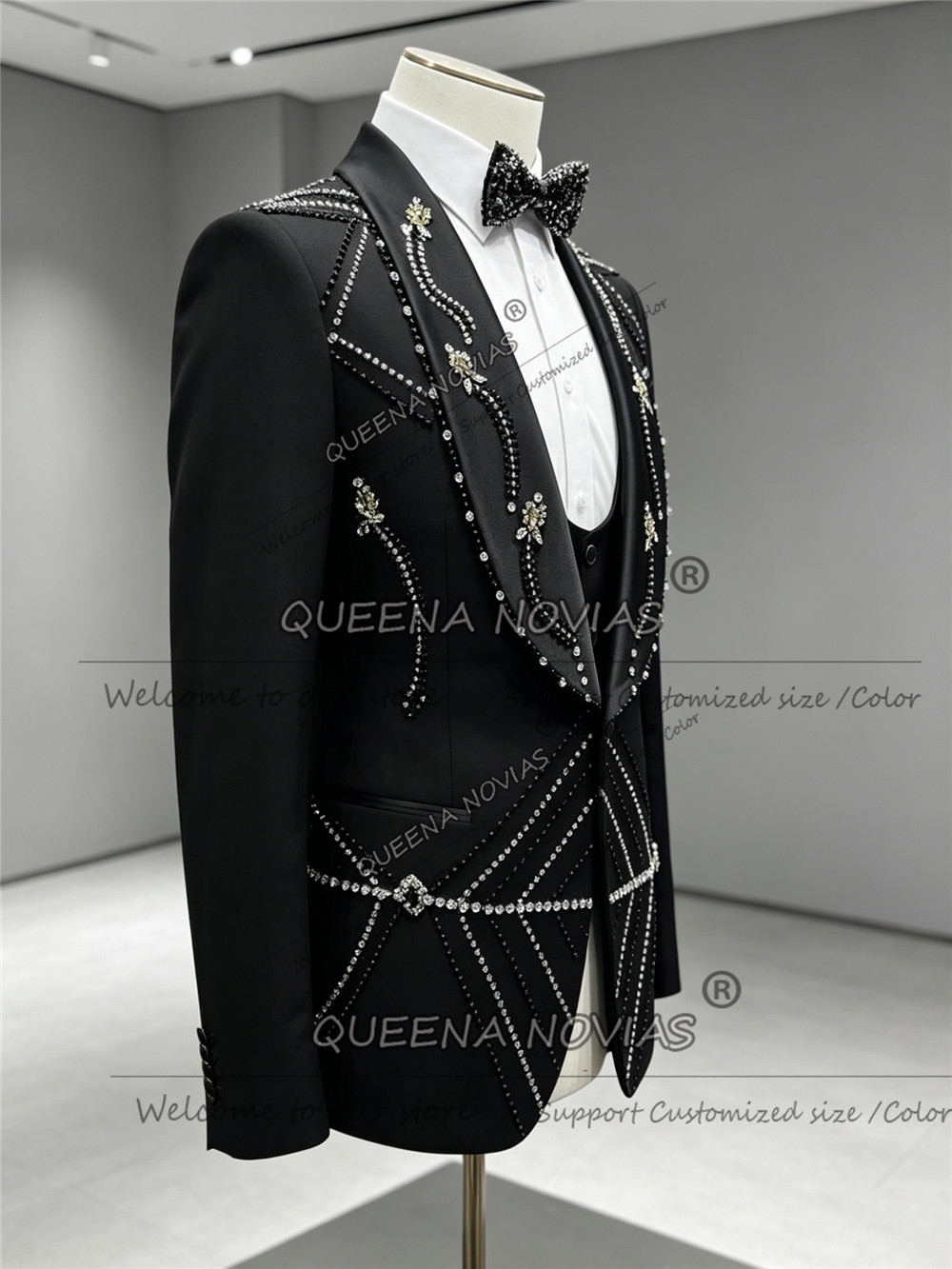 유니크 디자인 슬림핏 남성 정장 3피스 세트 신랑 예복 - Unique Men'S Formal Wear 리뷰 및 가격