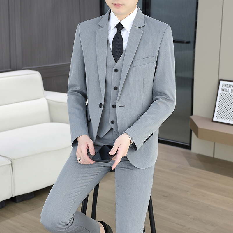 정장 (블레이저+조끼+바지) 남성 패셔너블 비즈니스 야 - Formal Wear For Men In Wedding 리뷰 및 가격