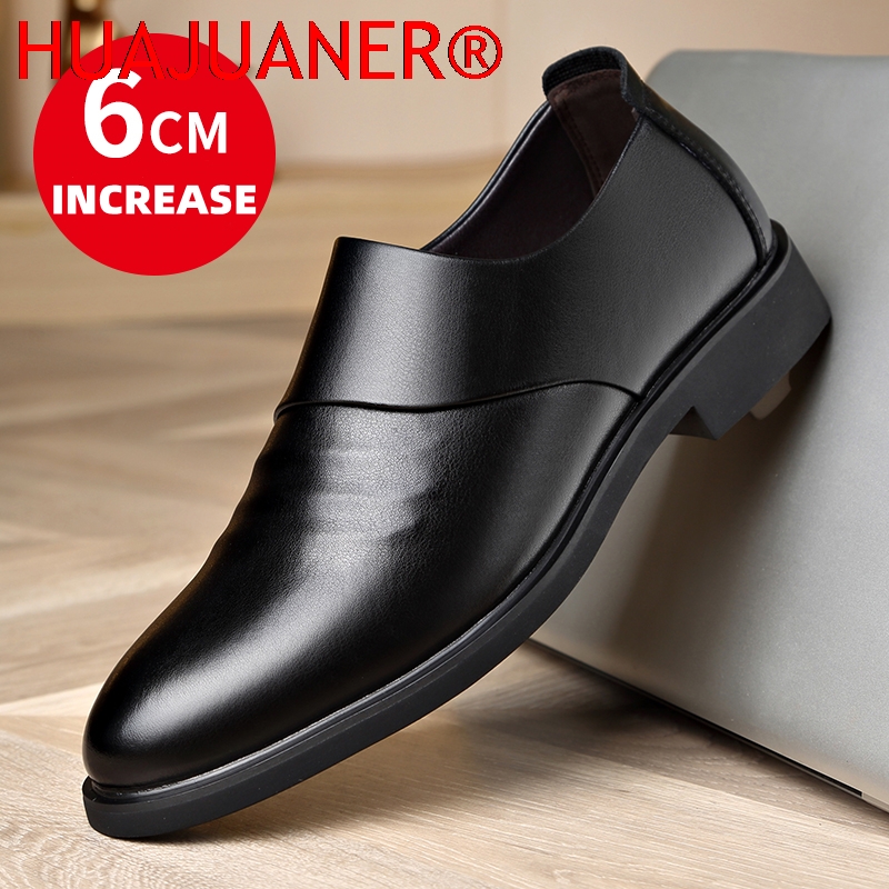 새로운 천연 가죽 남성 플랫 / 6CM 키높이 엘리베이 - Men'S Formal Attire 리뷰 및 가격